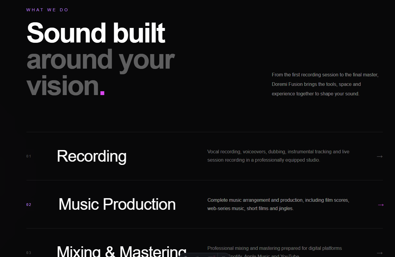 Doremi Fusion Music Studio screen 3